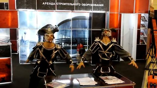 ВЫСТАВКА МОСБИЛД-2012.СТЕНД КОМПАНИИ CRAMO. ШОУ: "САГА О ВИКИНГАХ". смотреть онлайн