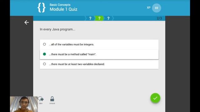 Sololearn: урок по Java #7 - викторина - основы Java смотреть онлайн
