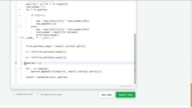 Dynamic Array Solution | Hacker Rank Dynamic Array Problem Solution in Python Language Full Explai смотреть онлайн