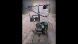 Электролебёдка для пахоты из болгарки