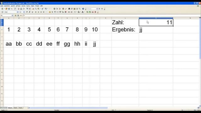 Tabellenkalkulation Tutorial 0032 WVERWEIS 2 ( Open Office Calc Libre Office Excel ) смотреть онлайн