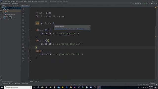 Coding in Kotlin Pt 2: If Else Statements смотреть онлайн
