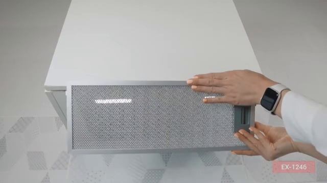 Полновстраиваемая вытяжка EXITEQ EX 1246 black скрытая, 60 см смотреть онлайн