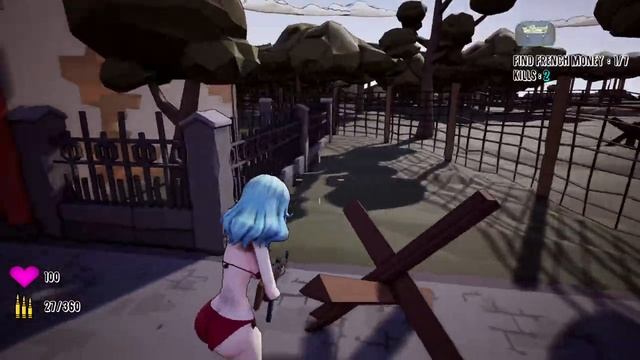 Inglorious Waifu VS Nazi Zombies Gameplay смотреть онлайн