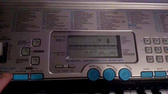 1980s-1990s Dance?-Rock Rythym on my gray Keyboard called "Casio LK-220" (2010-Present) смотреть онлайн