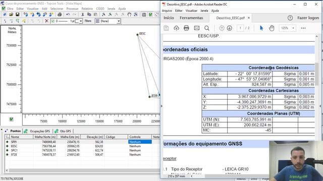 Aula 13 – Processamento da base via Topcon tools смотреть онлайн