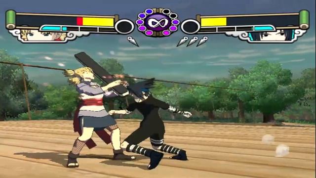 Super Naruto Gekitou Ninja Taisen 4 Temari VS Sasuke смотреть онлайн