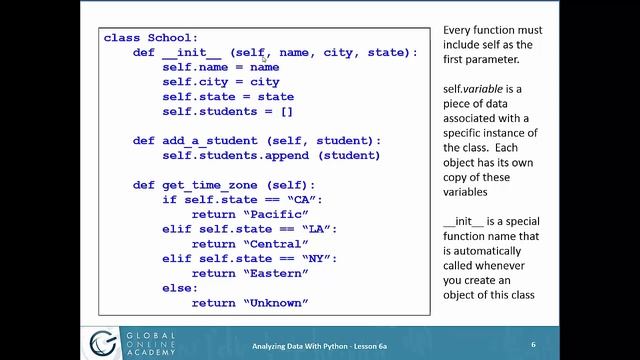Lesson 6a - Classes смотреть онлайн