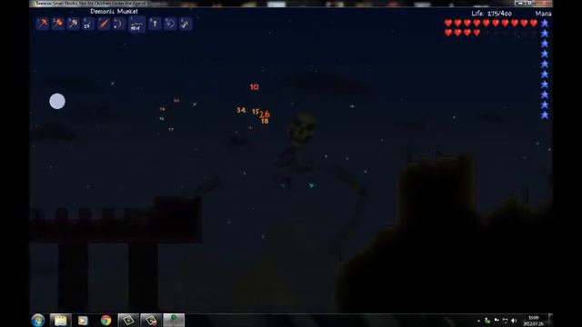 Terraria Skeletron has awoken! смотреть онлайн