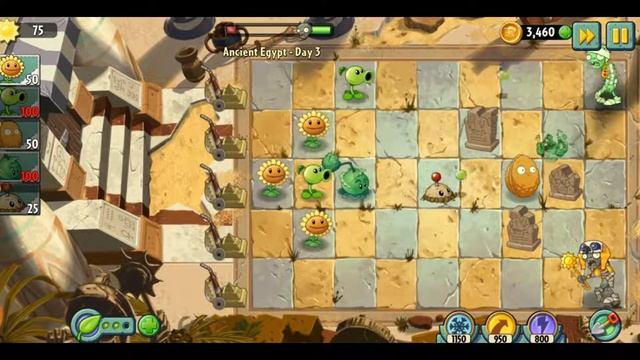 PvZ 2 - Ancient Egypt Day 03 (Time Travel) - (Games Club) смотреть онлайн