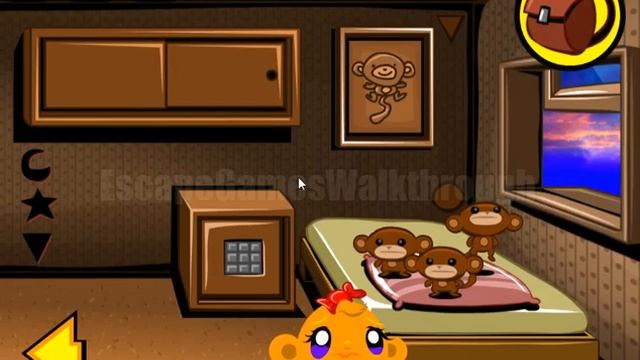 Monkey GO Happy Stage 425 - No more monkeys jumping on the bed Walkthrough [PencilKids] смотреть онлайн