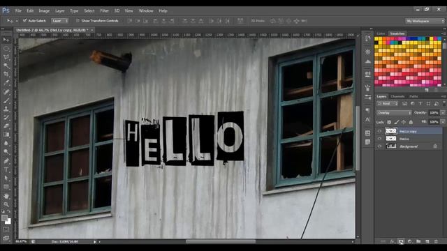 Writing Graffiti On Walls In Photoshop