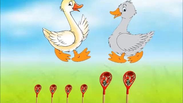 Музыкальная игра "Два веселых гуся» смотреть онлайн