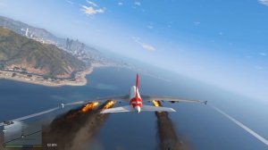 ОТКАЗ ВСЕХ ДВИГАТЕЛЕЙ! АВАРИЙНАЯ ПОСАДКА САМОЛЁТА НА ШОССЕ!! - GTA 5 (МОДЫ ГТА 5)