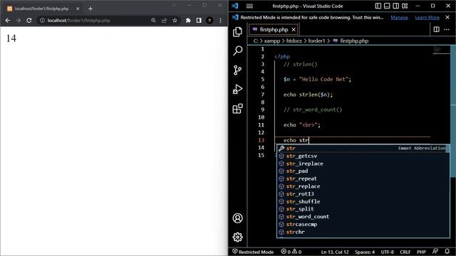 PHP STRINGS смотреть онлайн