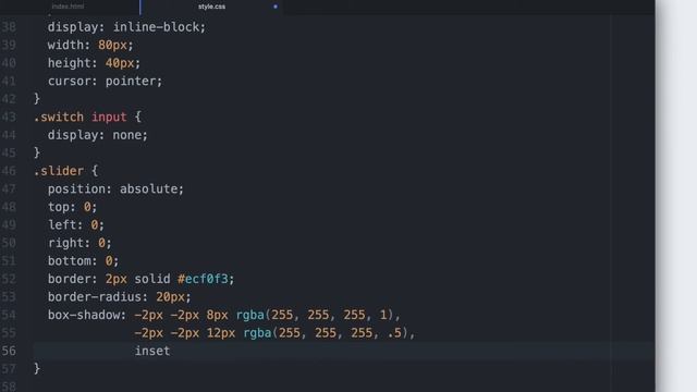 Neumorphism Toggle Switch with HTML & CSS смотреть онлайн