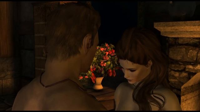Dragon Age: Origins: "Restless night at the Arl's estate" scene from Alistair's Revised Romance Mod смотреть онлайн