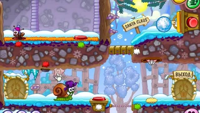 Snail Bob 6: Winter Story - LEVEL 21 - 3 ЗВЕЗДЫ смотреть онлайн