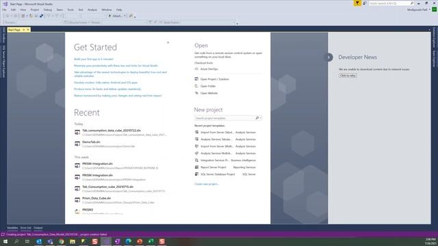 8 How to import SSAS Tabular cube structure in Visual Studio смотреть онлайн