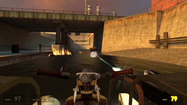HALF LIFE 2 ПРОХОЖДЕНИЕ ПУШКА НА КАТЕРЕ! смотреть онлайн