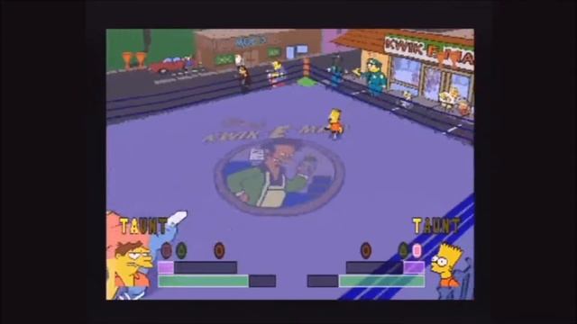 The Simpsons Wrestling - PS1 - Barney смотреть онлайн