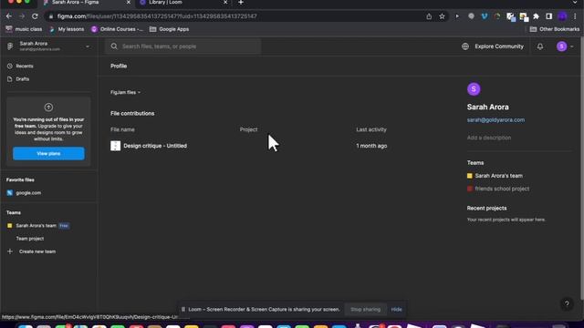 How to use/access your internal profile in Figma! смотреть онлайн