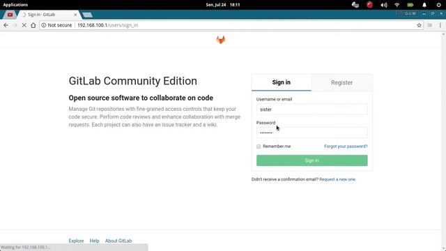Membangun Git server dengan Gitlab смотреть онлайн