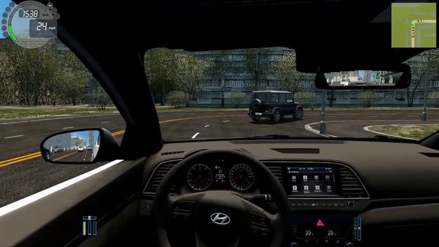 City Car Driving Hyundai Elantra смотреть онлайн