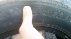 Шины  Кама-217.Состояние резины  Кама-217 после 5 лет и 30 тыс км.