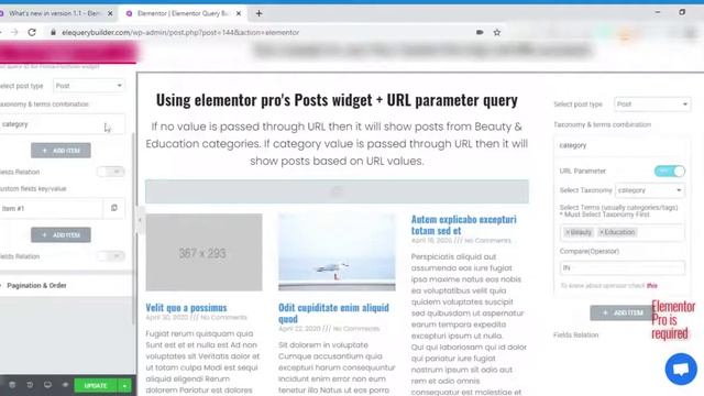What's new in Elementor query Builder version 1.1 ? смотреть онлайн
