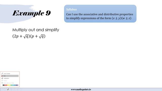 Pre Leaving Algebra Revision - Session 1B Expanding Brackets смотреть онлайн