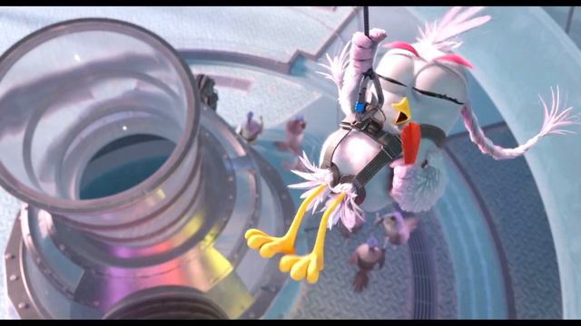 Angry Birds 2-Red cutting the wire scene,red and silver get caught, nice abs scene смотреть онлайн