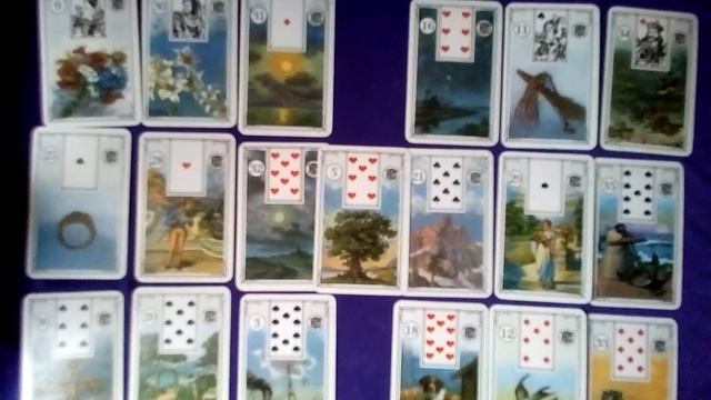 Он-лайн гадание,расклад Двое,вариант 2 смотреть онлайн