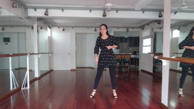 Técnica coreográfica. Primera parte. Milonga "Tangon" Canaro. смотреть онлайн