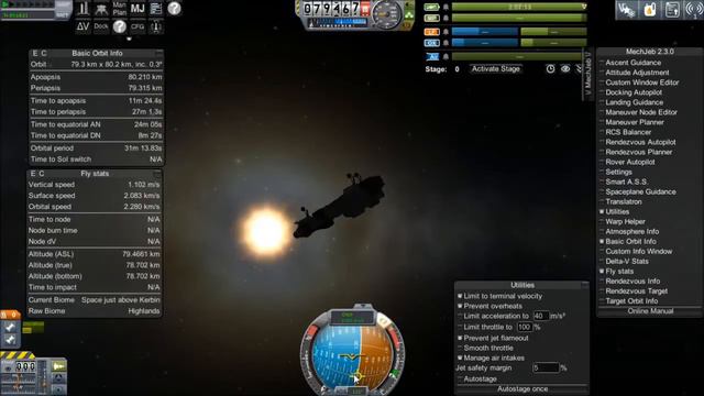 KSP Обзор модов. Enhanced Navball смотреть онлайн