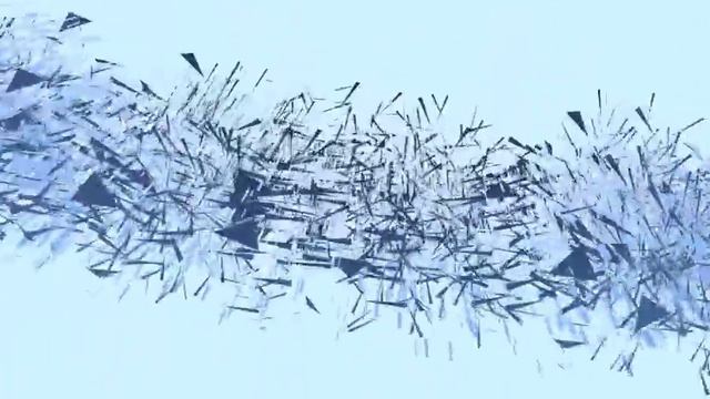 Урок по Cinema 4D.Собирающийся из осколков текст. смотреть онлайн