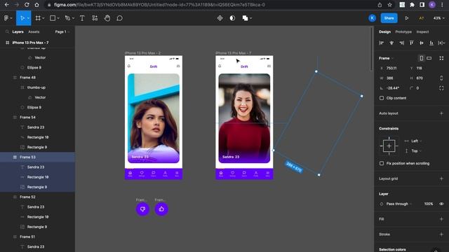 Creating dating app card flip in figma смотреть онлайн