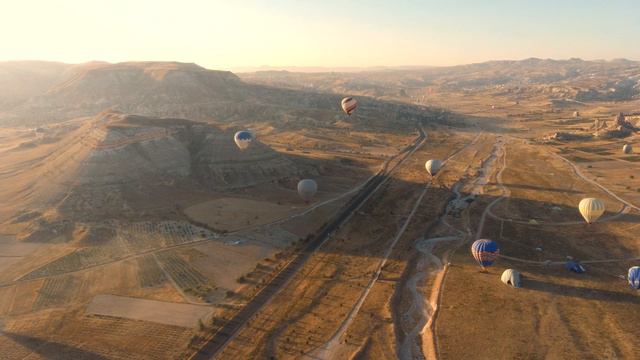 Каппадокия с коптера (4К). Cappadocia dron video смотреть онлайн