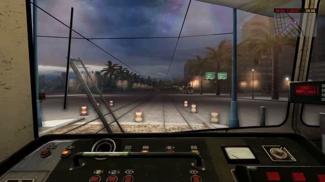 BUS-TRAM-CABLE CAR SIMULATOR - Трамвайный маршрут. смотреть онлайн