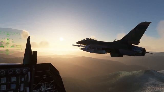 Aggressor F-16s Over Alaska - Microsoft Flight Sim Multiplayer смотреть онлайн