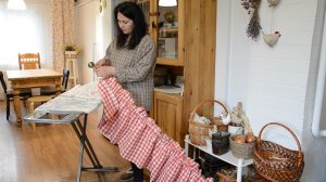 Домашняя рутина. Ремонт занавесок. Шикарный рецепт булочек(в описании). Пикник в Лесу.