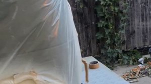 Покраска в камуфляж УАЗика своими руками. Музыка Эдуард Артемьев.