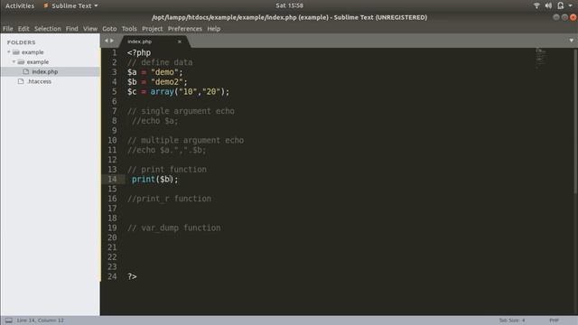 About echo() print() print_r() var_dump() PHP functions смотреть онлайн