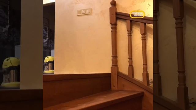 Деревянная лестница на гнутых тетивах . «Пластика Дерева» смотреть онлайн