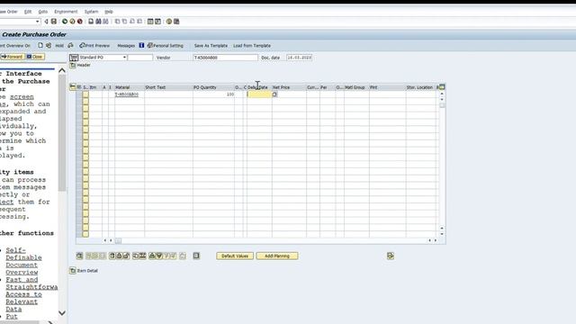 Create Purchase Order Basic - SCM 500 смотреть онлайн