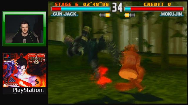 [PS1] - Tekken 3 - Arcade Mode - [Parte 14 - Gun Jack] - 1440p смотреть онлайн