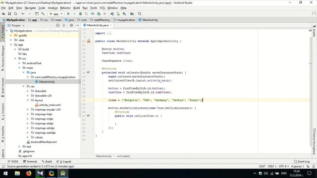 Create Single Choice Dialog in Android Studio смотреть онлайн