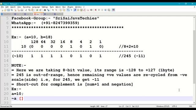 66. Bitwise Complement Operator in Java Program || Bitwise (~) смотреть онлайн