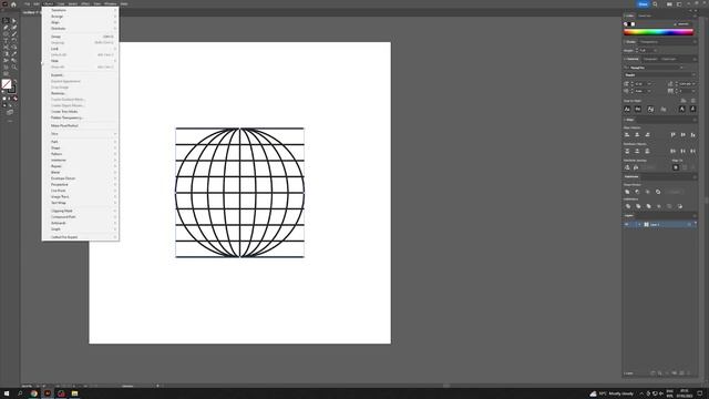How to Create Wireframe Globe / Sphere in Illustrator in 2 minutes / Free Adobe Illustrator Tutoria смотреть онлайн