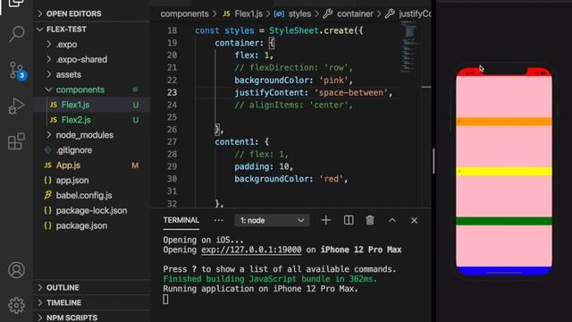 How to use flexbox in Expo React Native смотреть онлайн